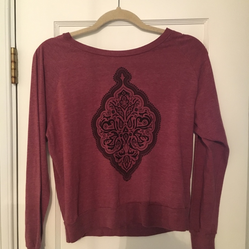 Lira semi-cropped long sleeve